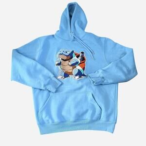 OWNYC x Pokémon: Rare Blastoise Custom Patchwork Hoodie
